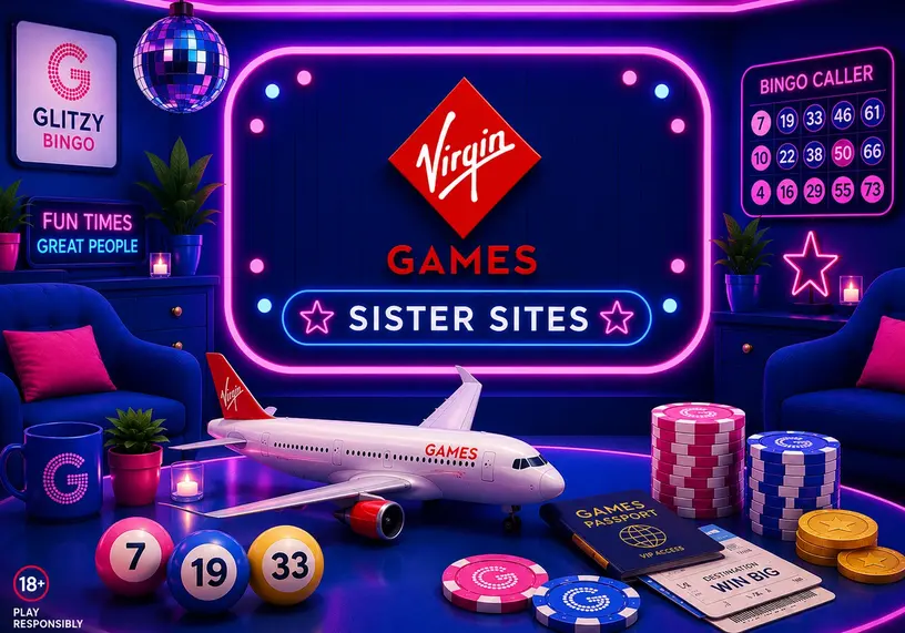 Official Virgin Games Sister Sites on Glitzy Bingo
